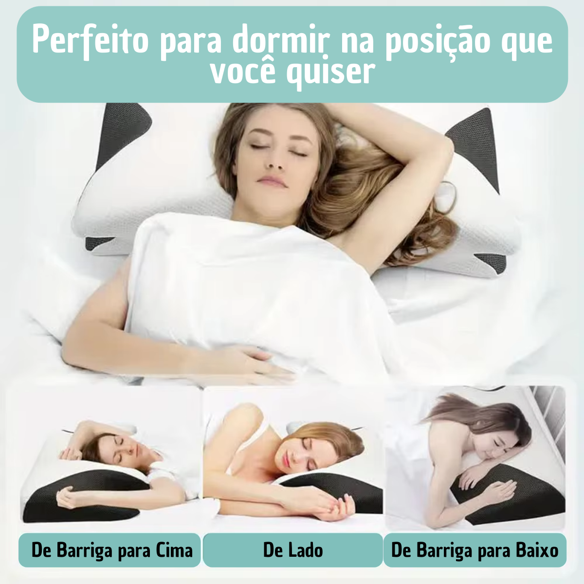 Travesseiro Ergonômico Cervical